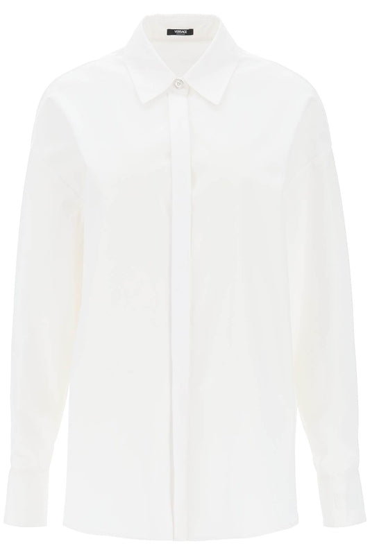 Versace Versace oversized poplin shirt