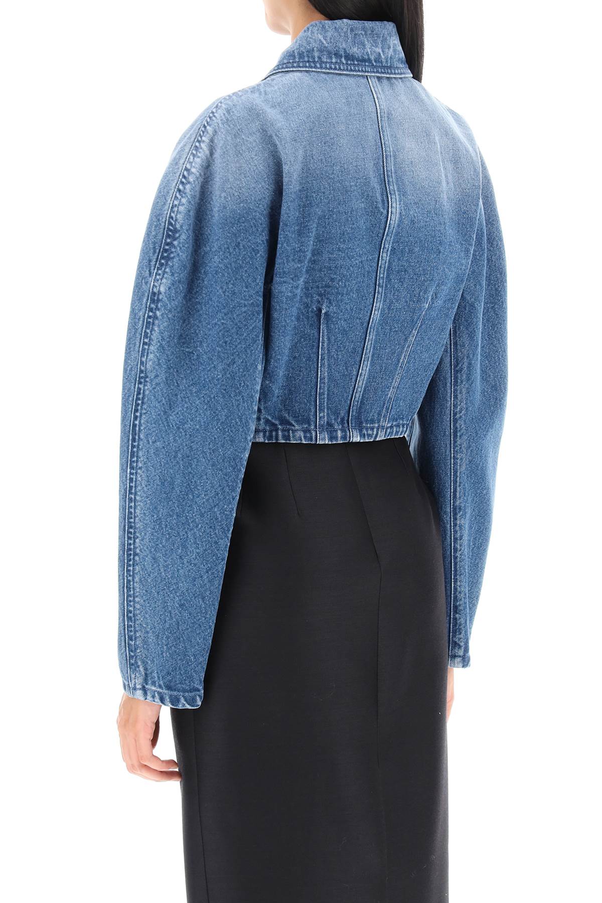 Versace Versace cropped denim jacket