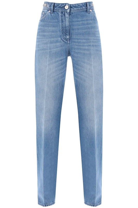 Versace Versace boyfriend jeans with tailored crease