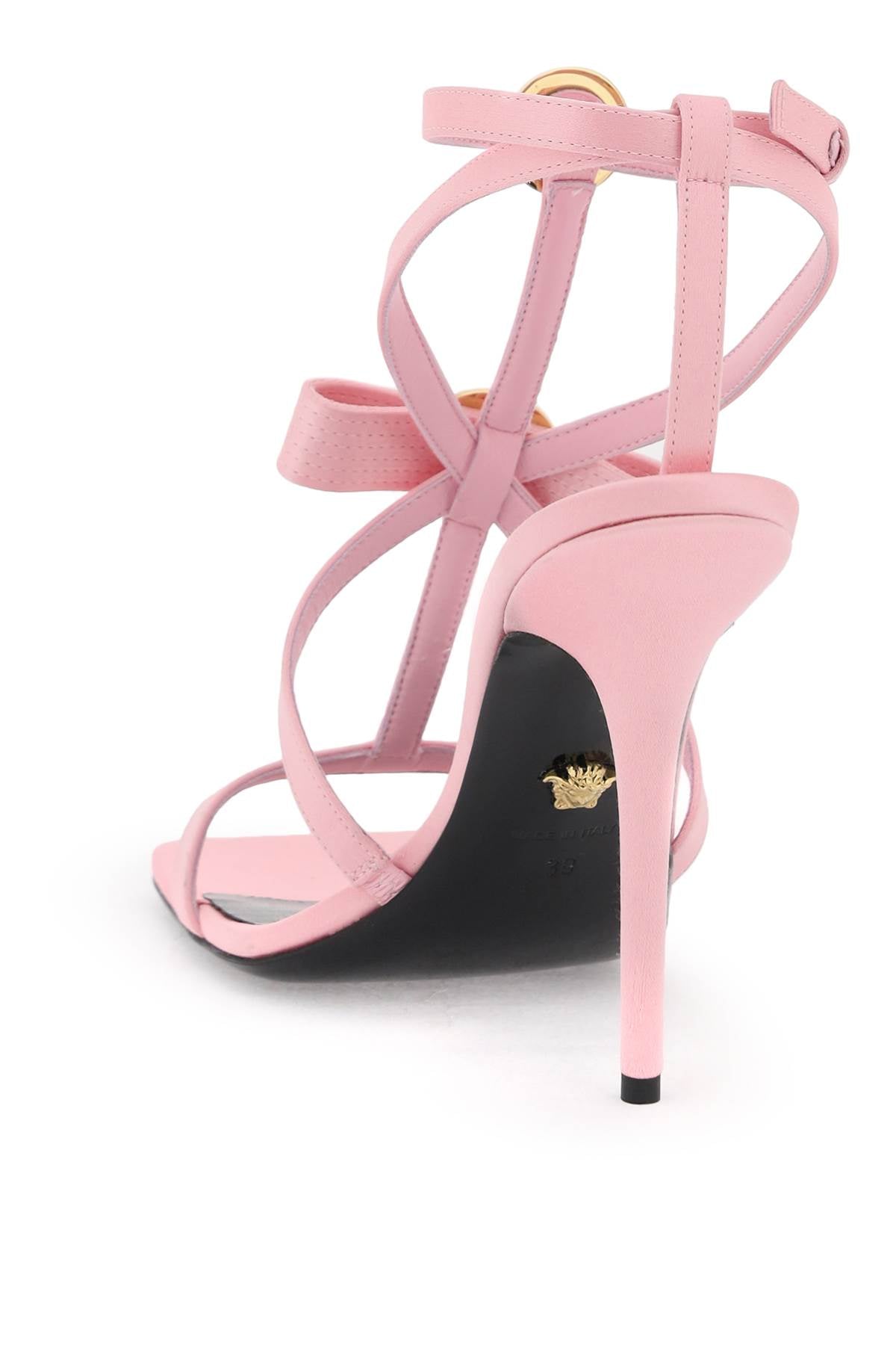 Versace Versace sandals with gianni ribbon bows