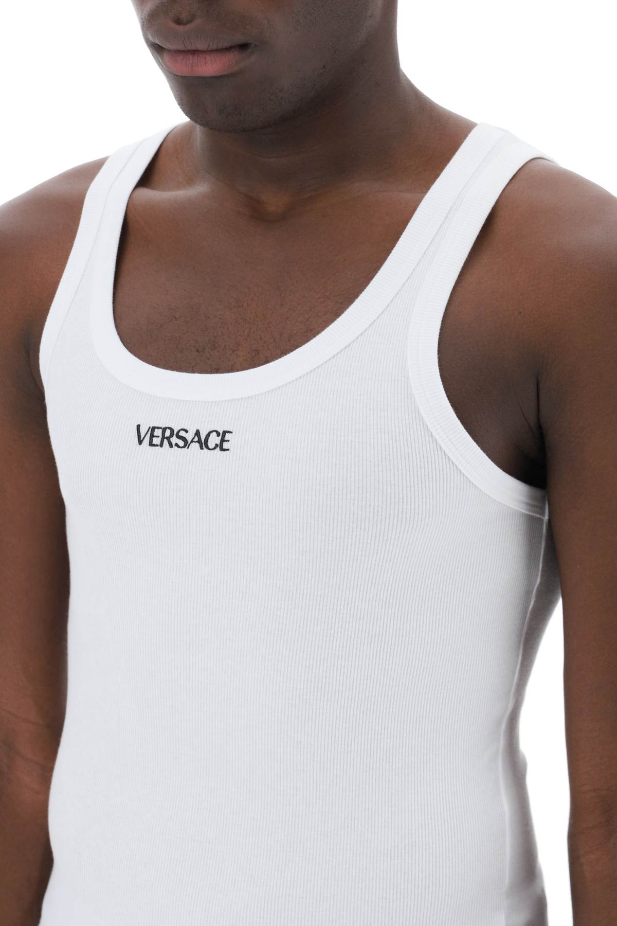 Versace "intimate tank top with embroidered