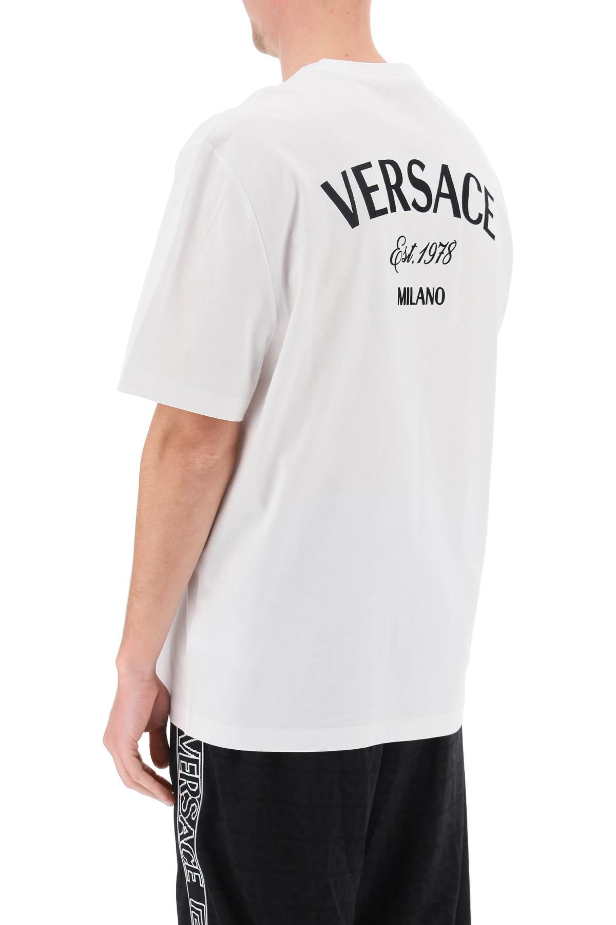 Versace Versace milano stamp crew-neck t-shirt