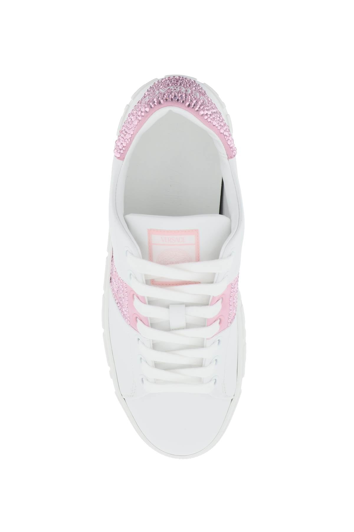 Versace greca sneakers with crystals