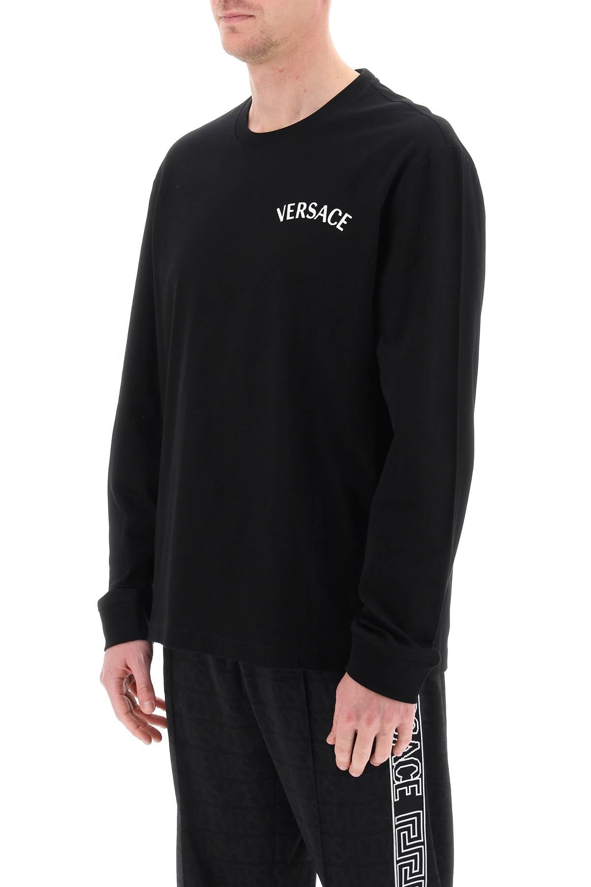 Versace Versace milano stamp long-sleeved t-shirt