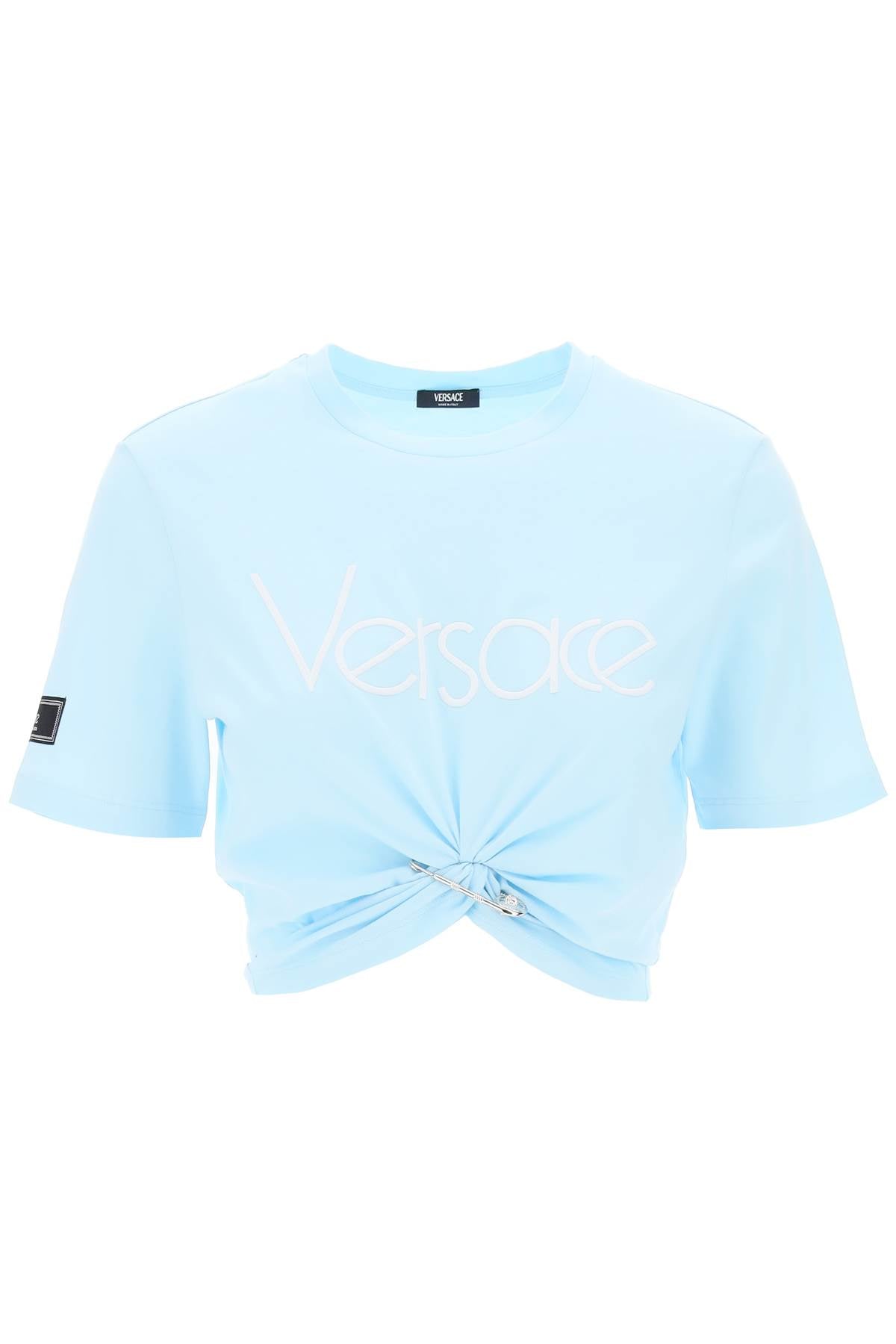 Versace Versace t-shirt cropped 1978 re-edition