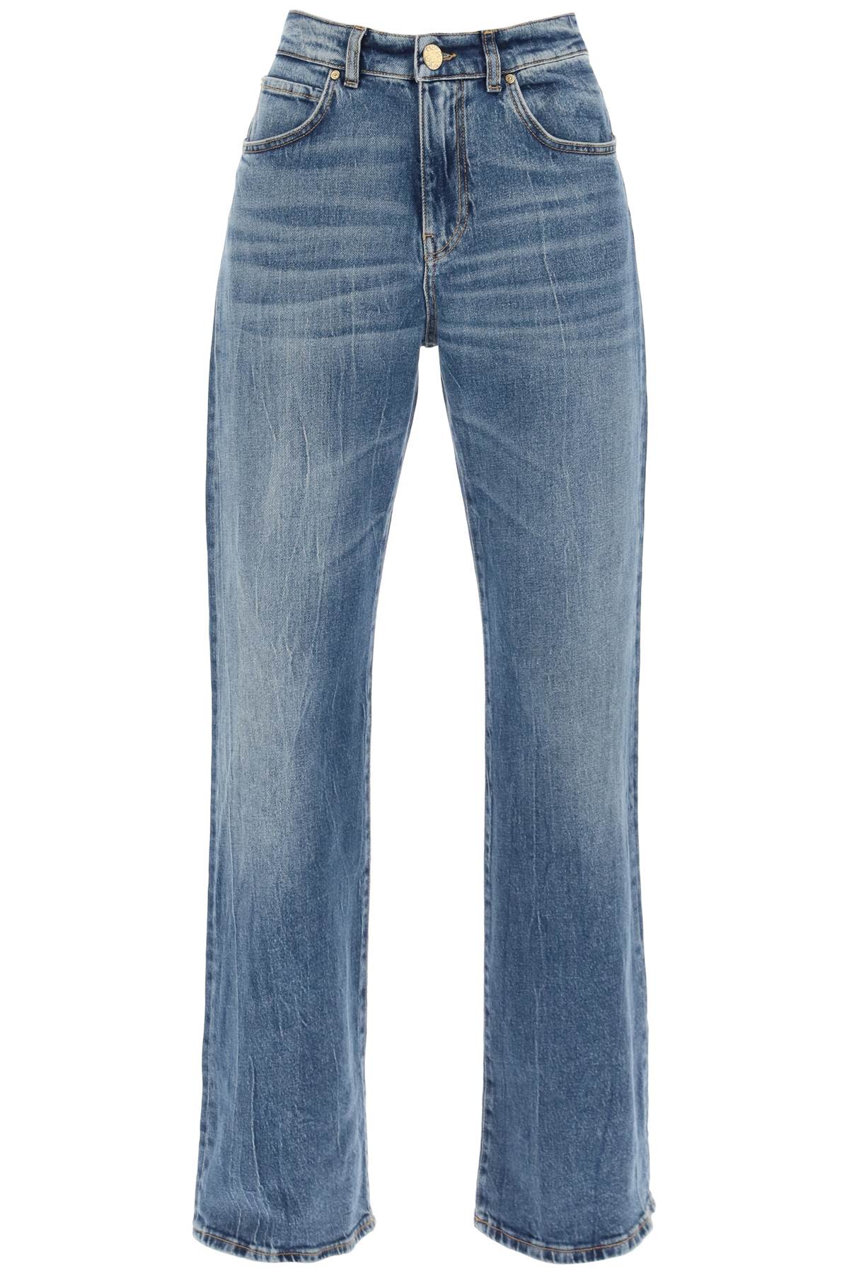 Pinko Pinko wanda loose jeans with wide leg