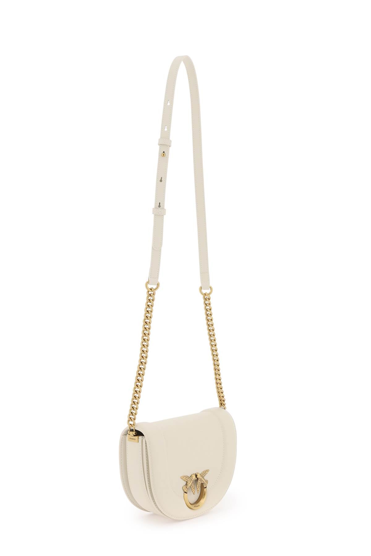 Pinko Pinko mini love bag click round leather shoulder bag