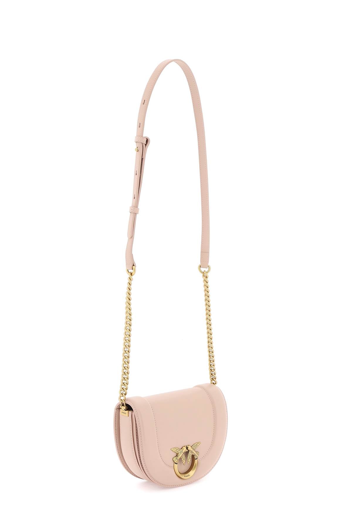 Pinko Pinko mini love bag click round leather shoulder bag