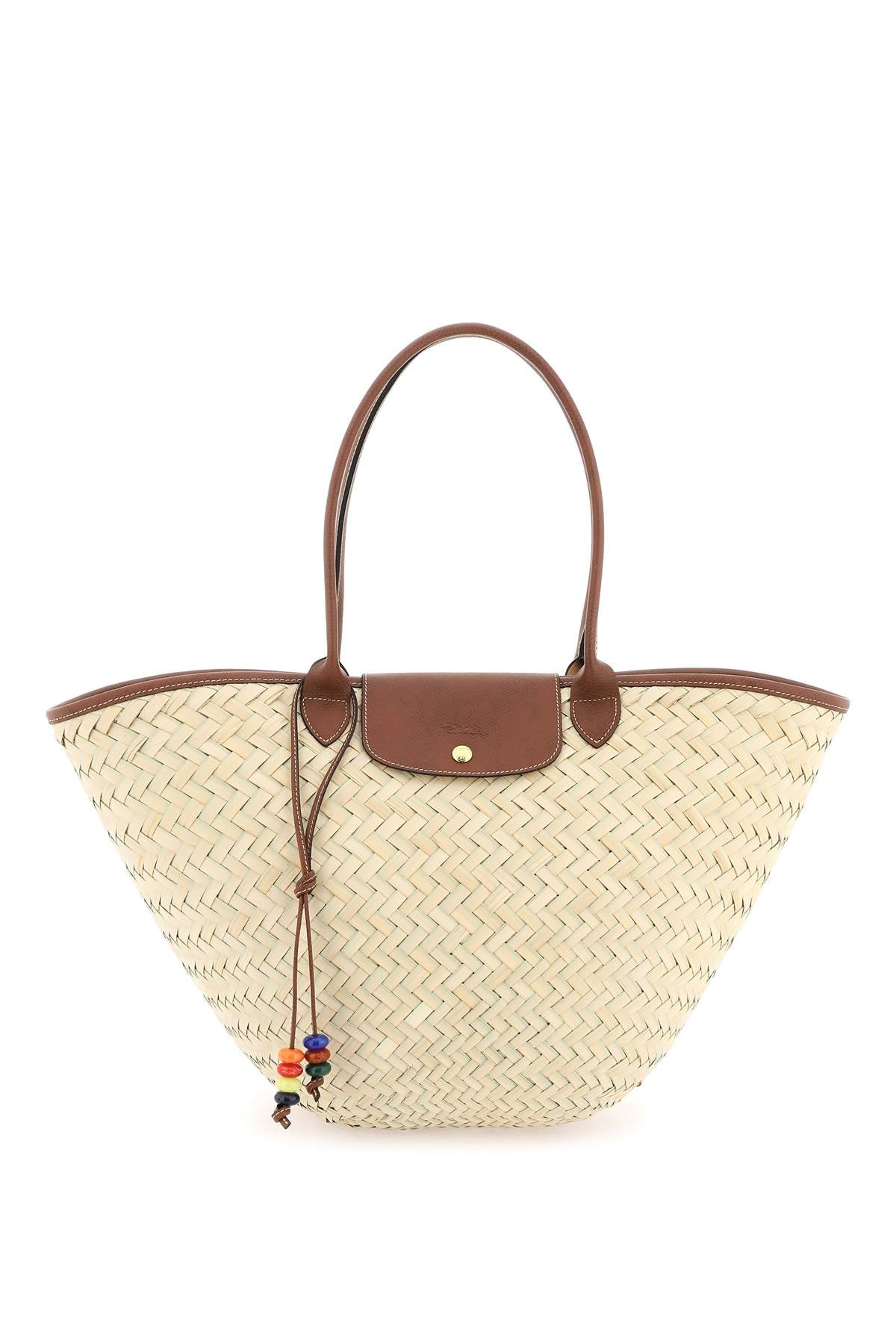 Longchamp extra large foldable basket bag le panier