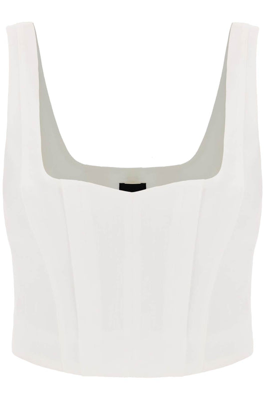 Pinko Pinko linen crop top