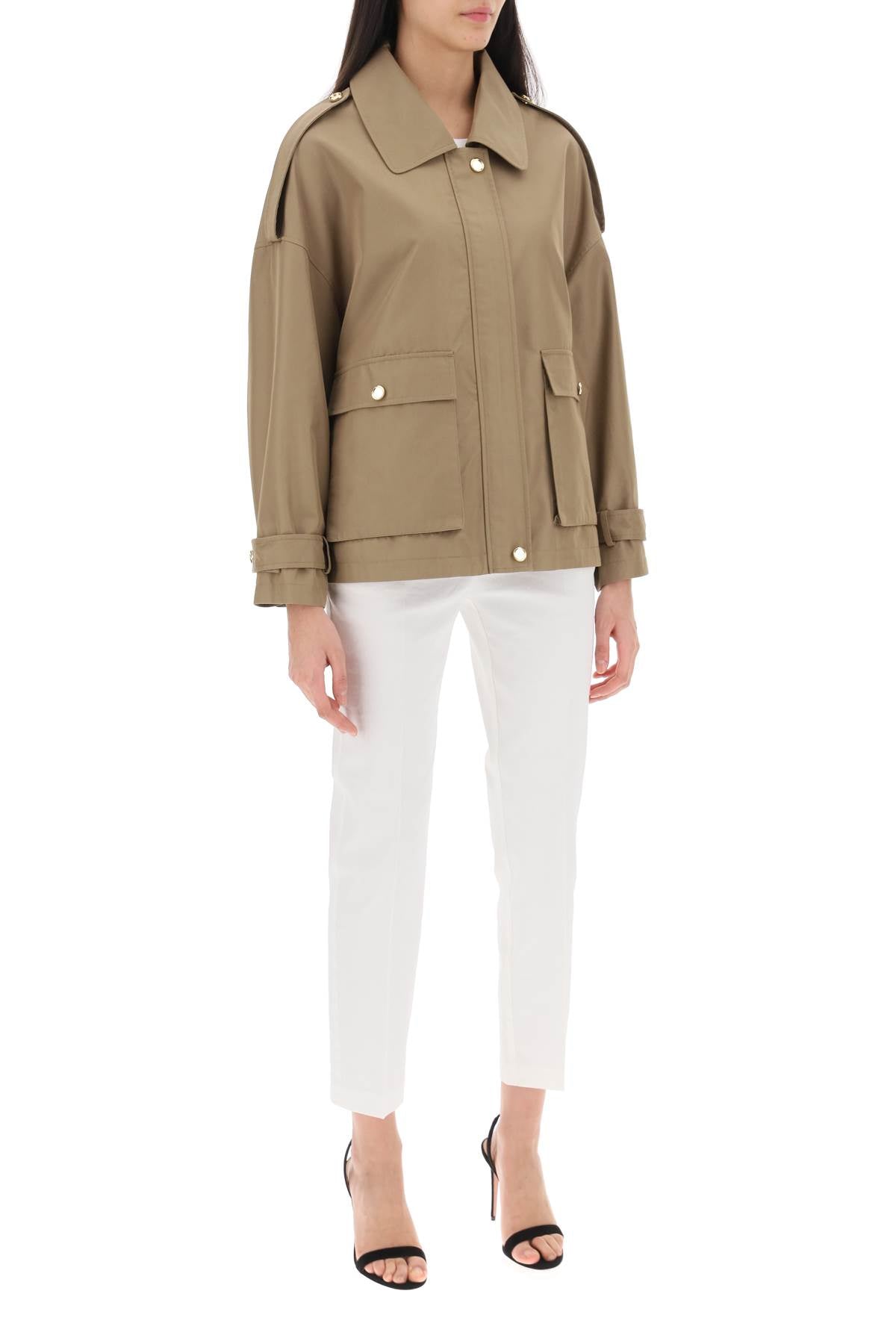 Pinko Pinko polidora blouson jacket in gabardine