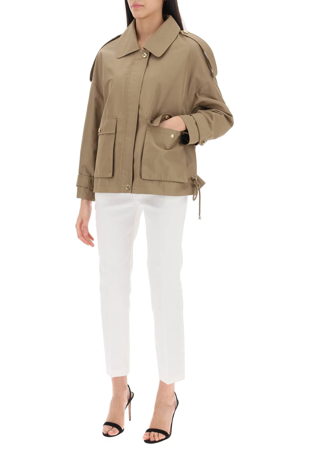 Pinko Pinko polidora blouson jacket in gabardine