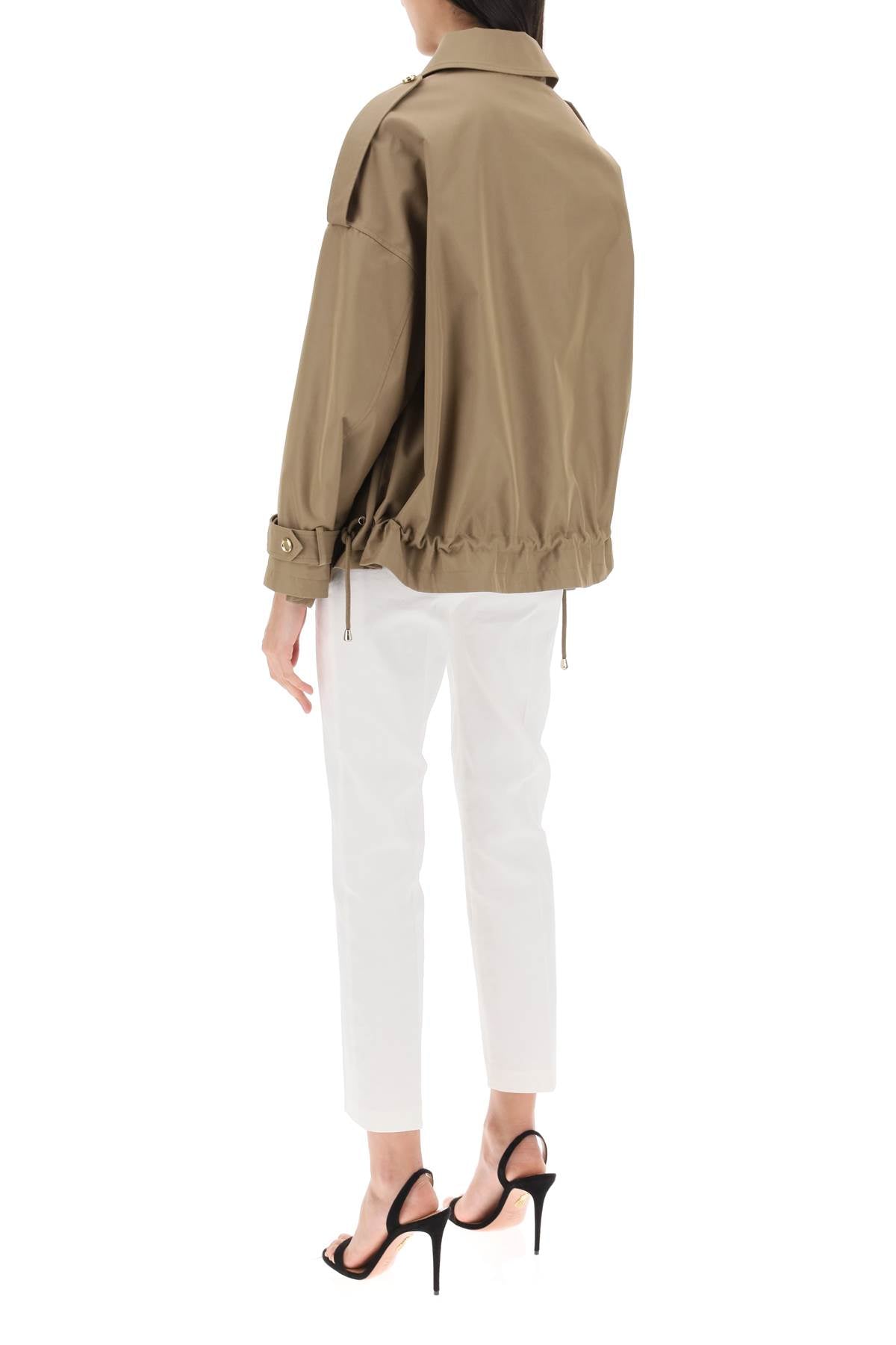 Pinko Pinko polidora blouson jacket in gabardine