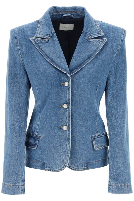 Magda Butrym Magda butrym single-breasted jacket in denim