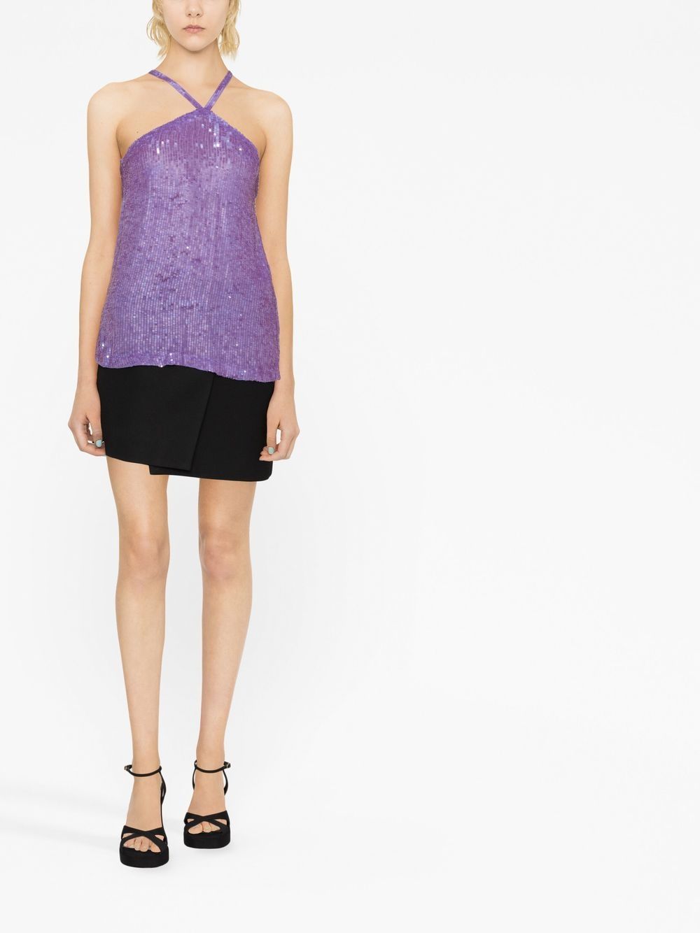 Parosh Parosh Top Purple