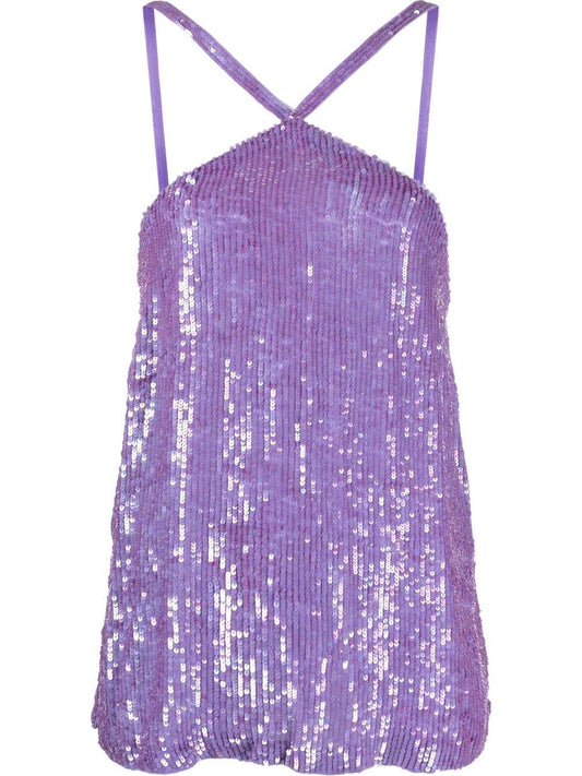 Parosh Parosh Top Purple