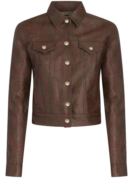 Etro Etro Coats Brown