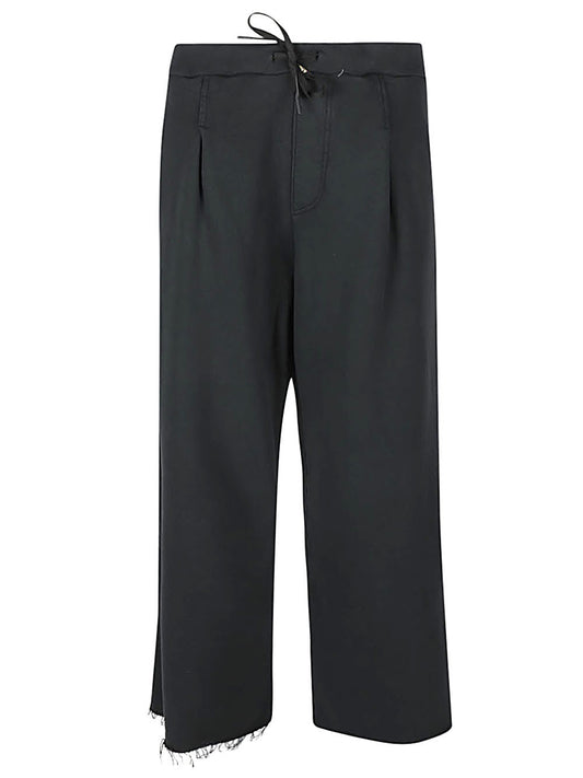 A Paper Kid A PAPER KID Trousers Black