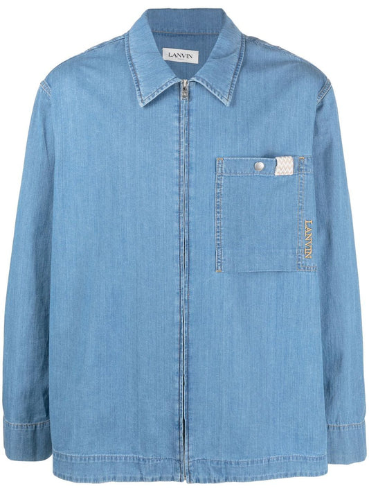 Lanvin Lanvin Shirts Clear Blue