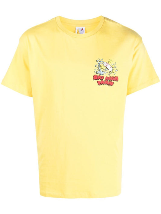 Sky High Farm Workwear SKY HIGH FARM WORKWEAR T-shirts and Polos Yellow