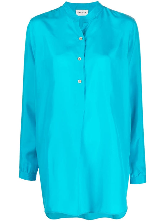 Parosh Parosh Shirts Clear Blue