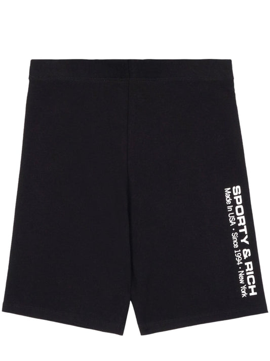 Sporty & Rich SPORTY & RICH Shorts Black