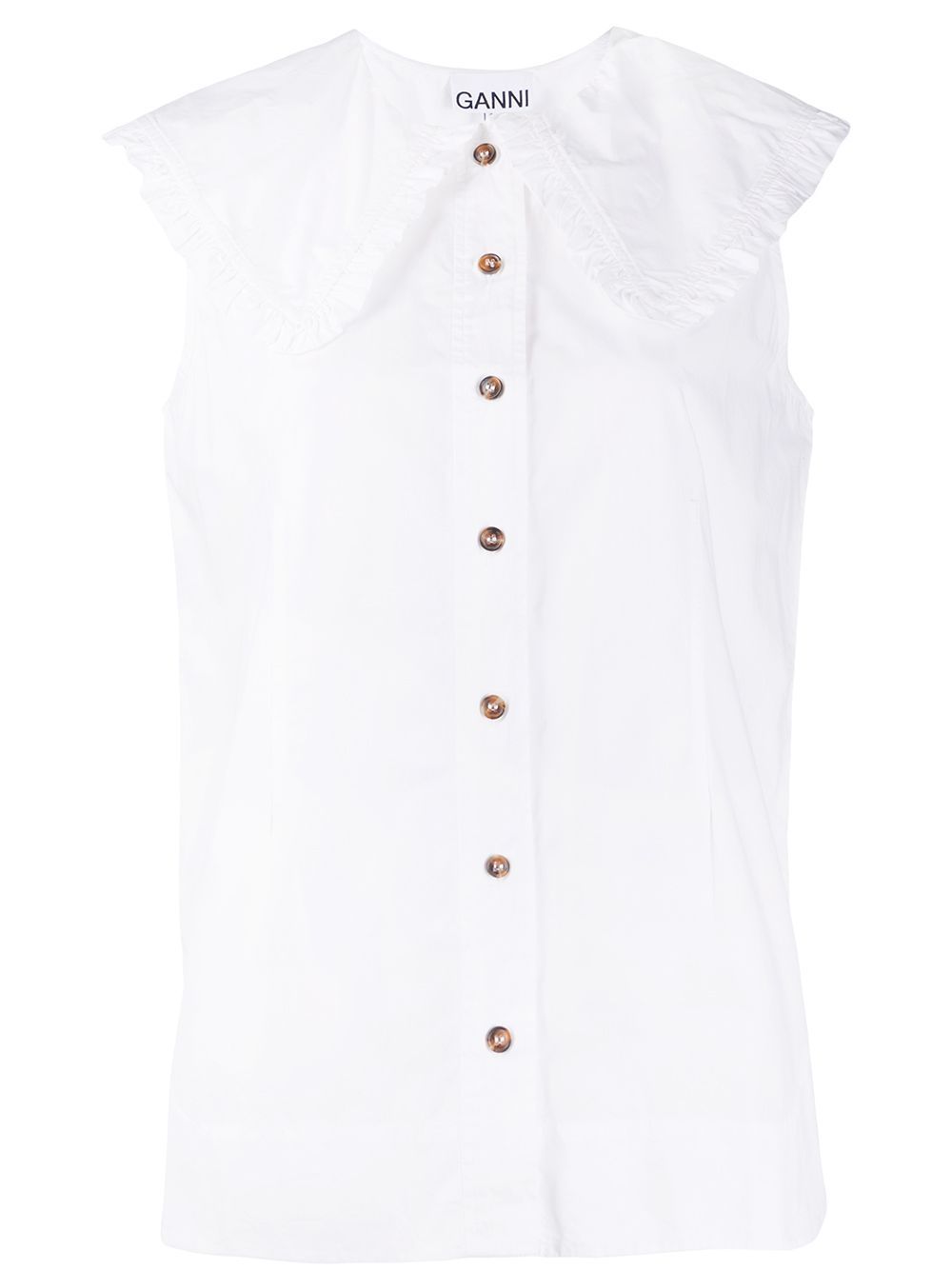 Ganni GANNI Shirts White