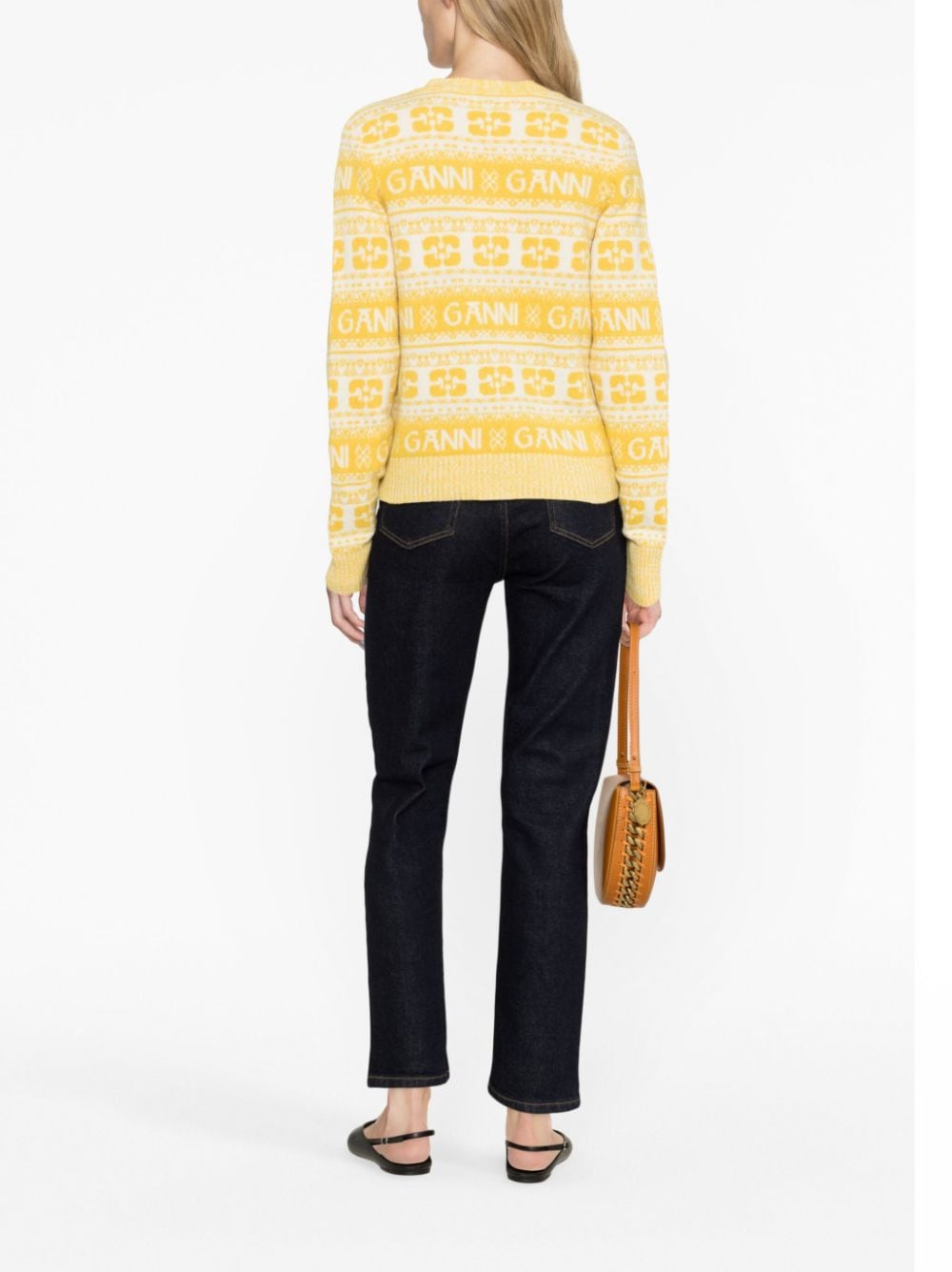 Ganni GANNI Sweaters Yellow