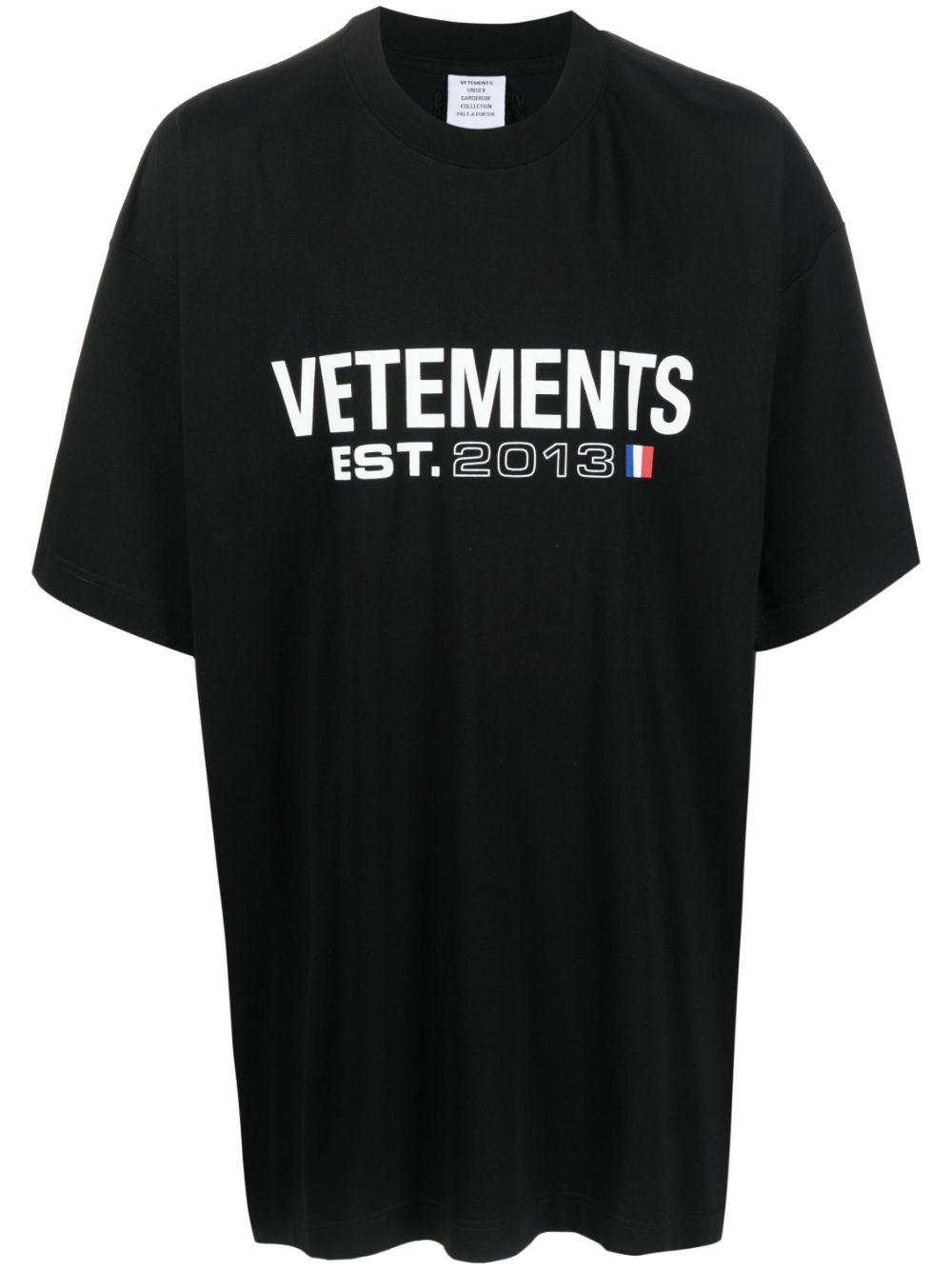 Vetements Vetements تي شيرت وبولوس أسود