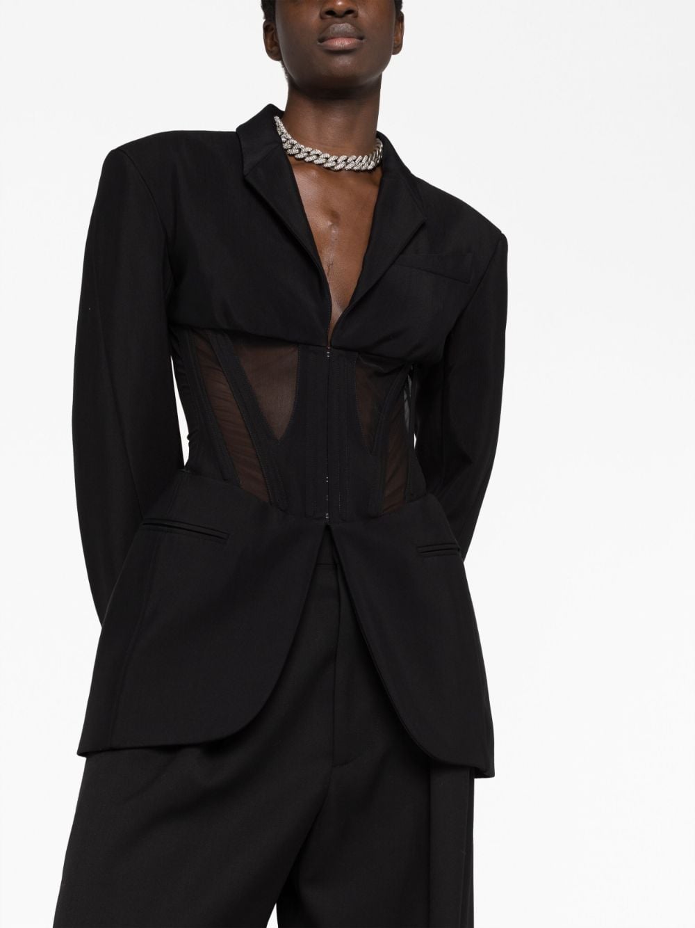 Mugler MUGLER Jackets Black