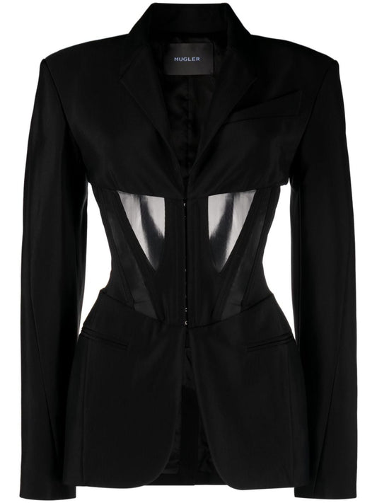 Mugler MUGLER Jackets Black