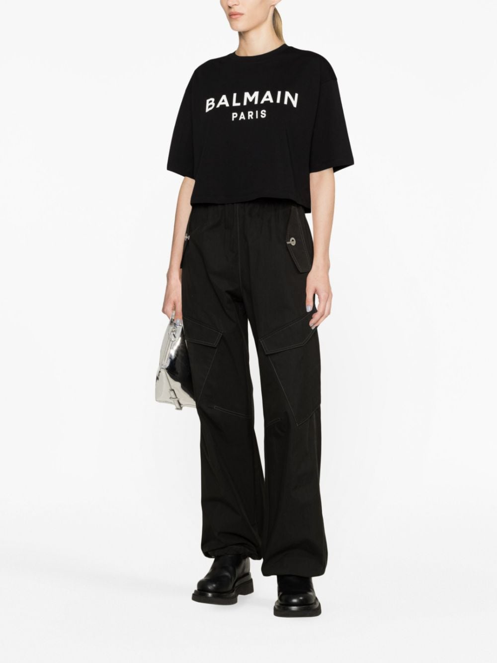 Balmain Balmain T-shirts and Polos Black