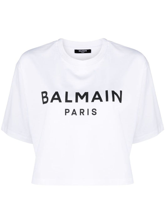 Balmain Balmain T-shirts and Polos White