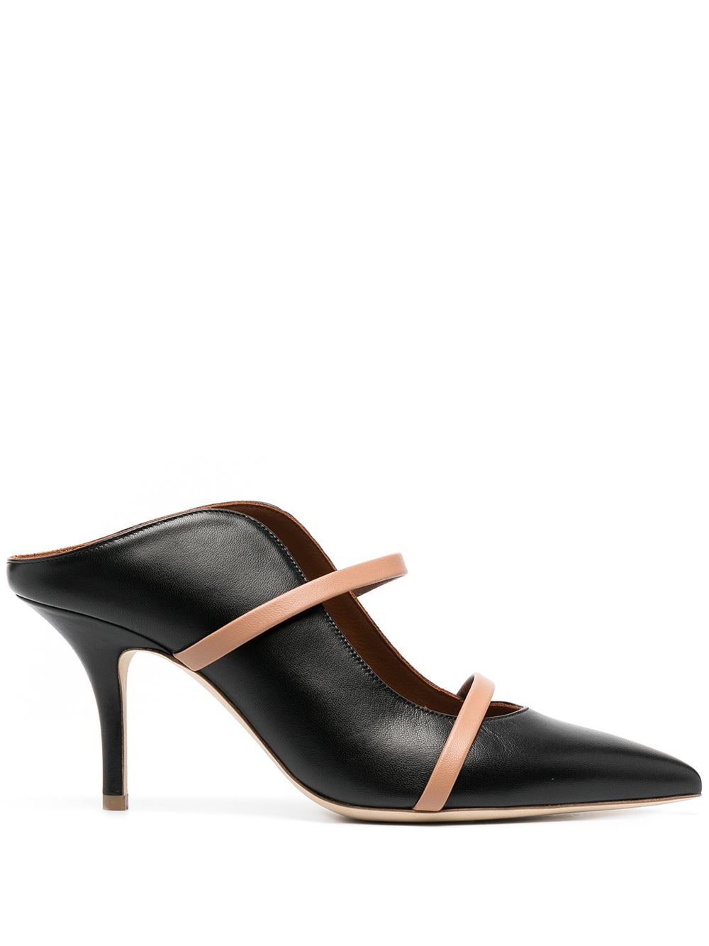 Malone Souliers Malone Souliers With Heel Black