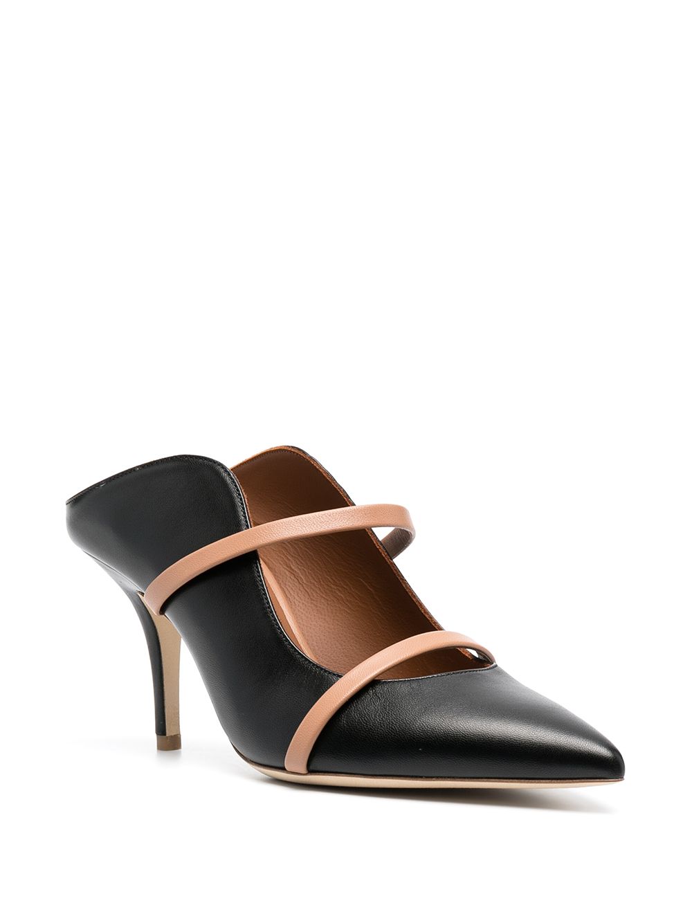 Malone Souliers Malone Souliers With Heel Black