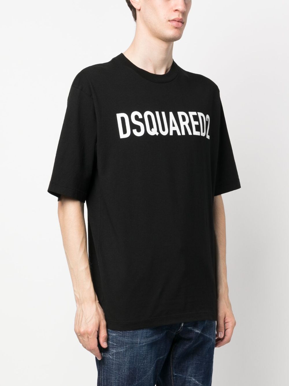 قمصان Dsquared2 وقمصان بولو Dsquared2 باللون الأسود