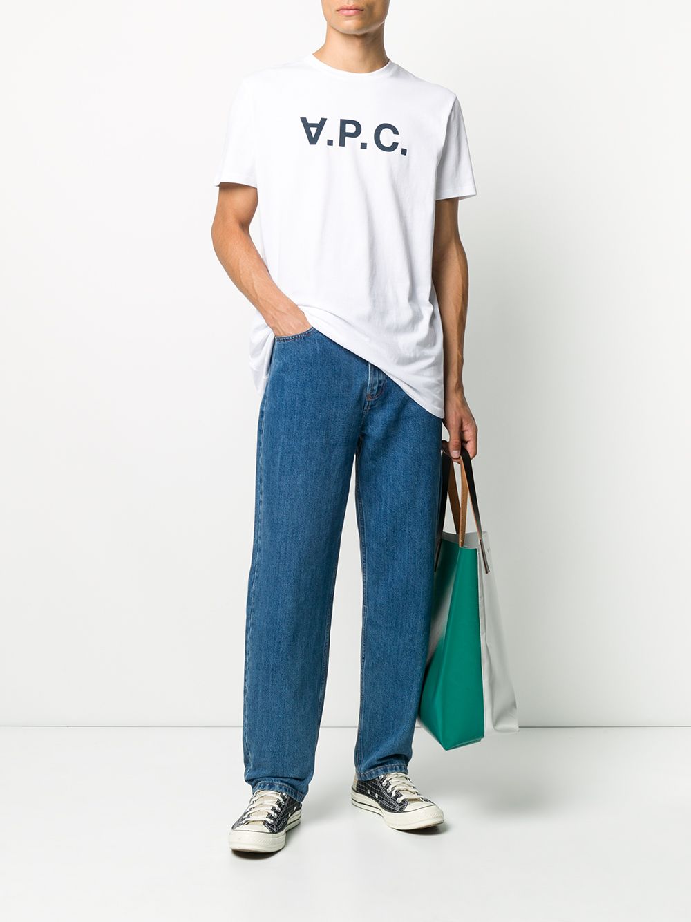 A.P.C. T-shirts and Polos White