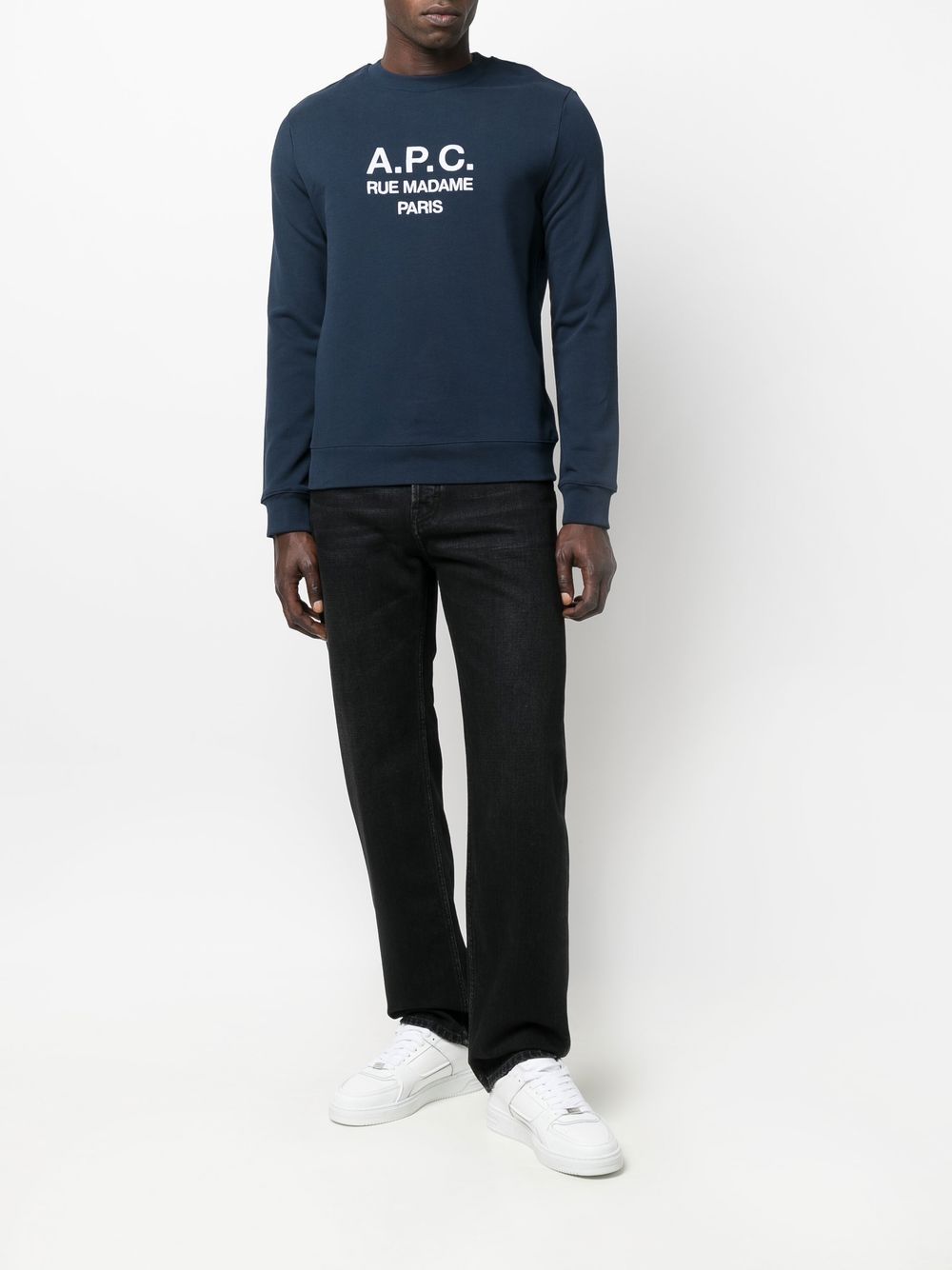 A.P.C. Sweaters Blue