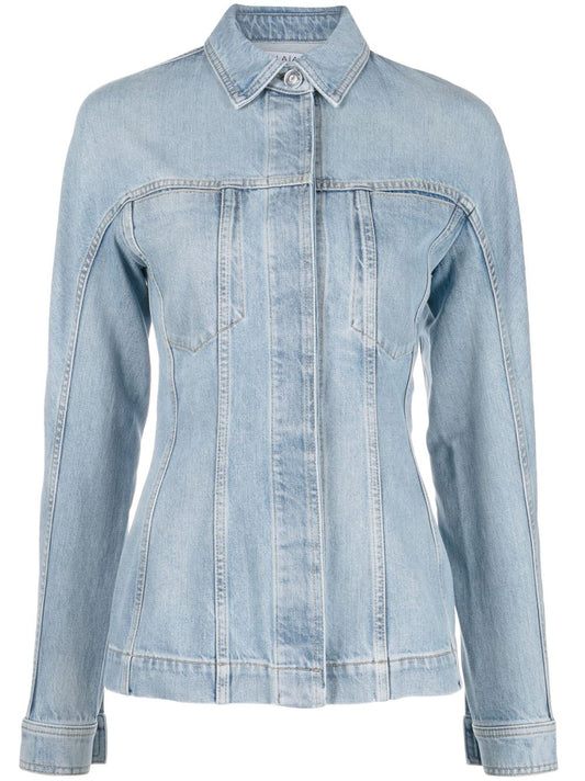 Alaia Alaia Coats Clear Blue