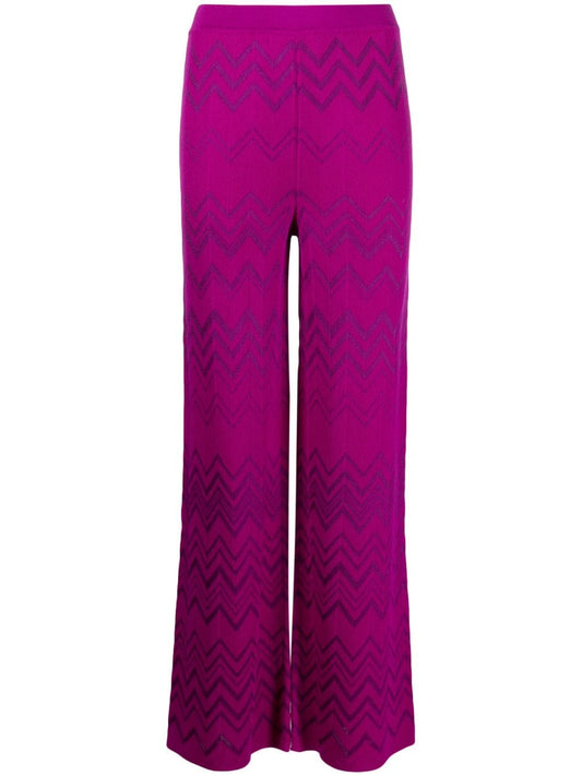 Missoni Missoni Trousers Purple