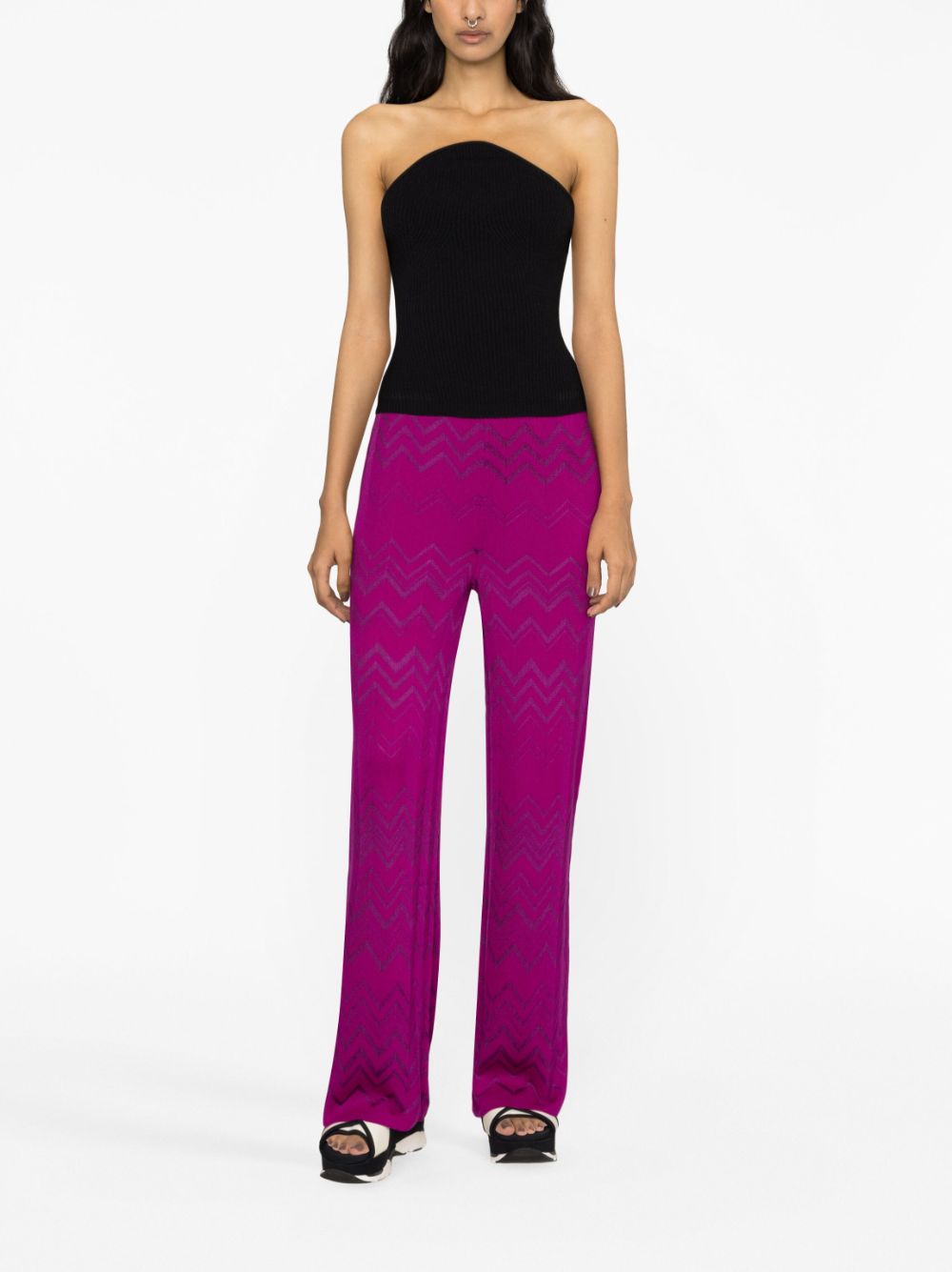 Missoni Missoni Trousers Purple