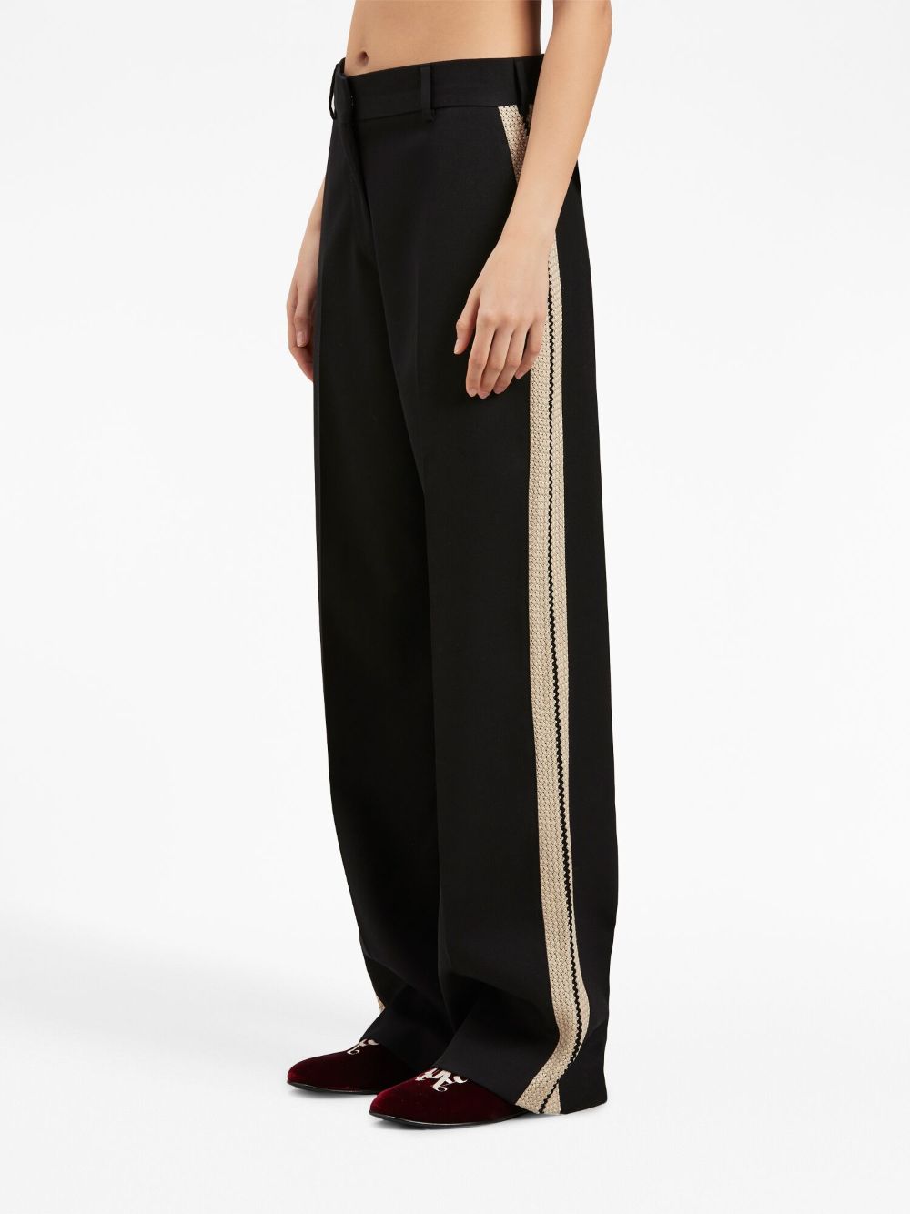 Palm Angels Palm Angels Trousers Black