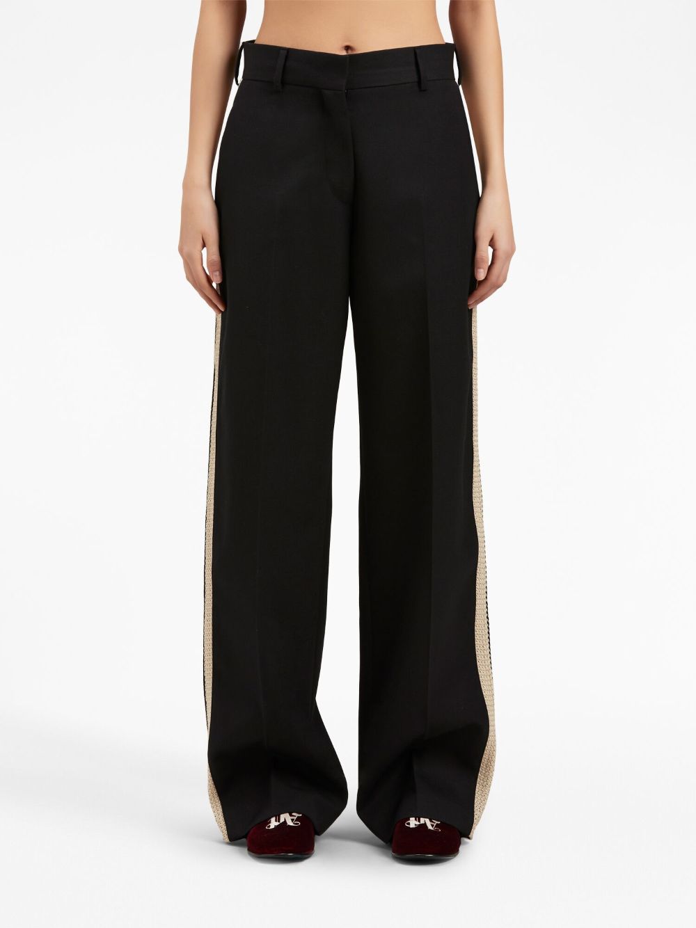 Palm Angels Palm Angels Trousers Black