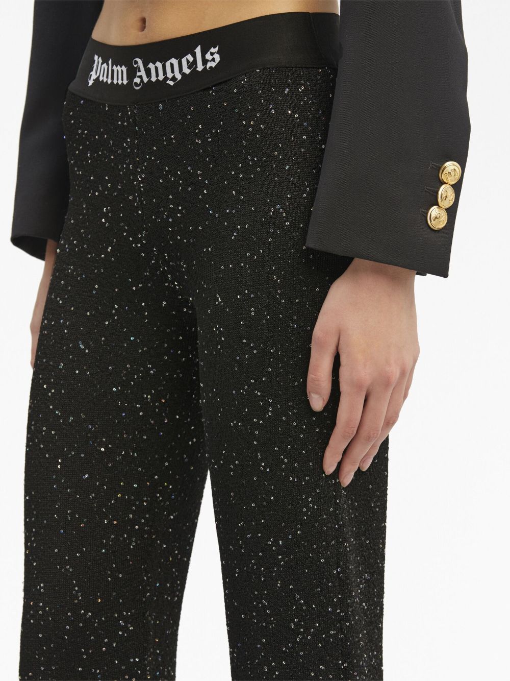 Palm Angels Palm Angels Trousers Black