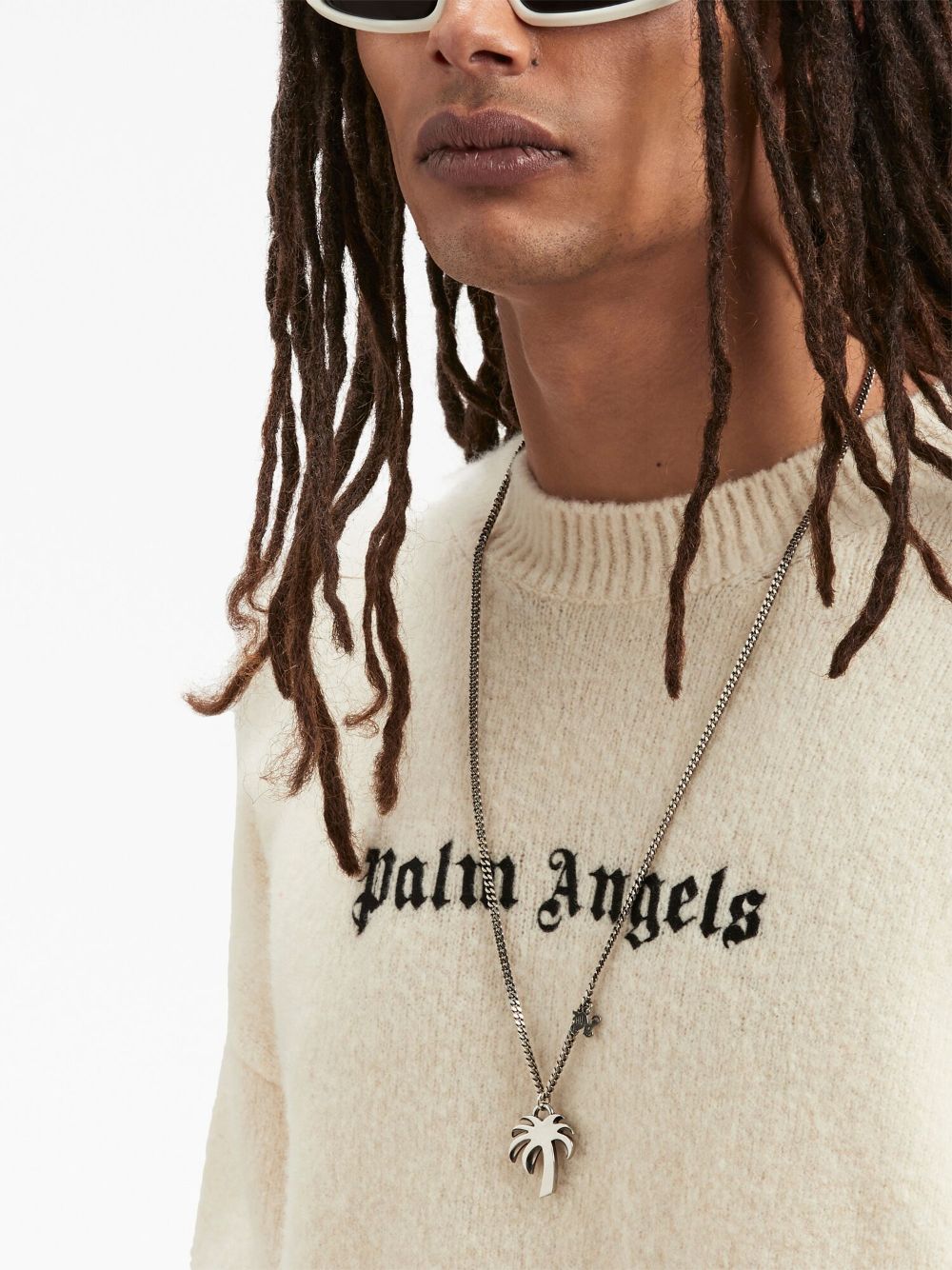 Palm Angels Palm Angels Sweaters White