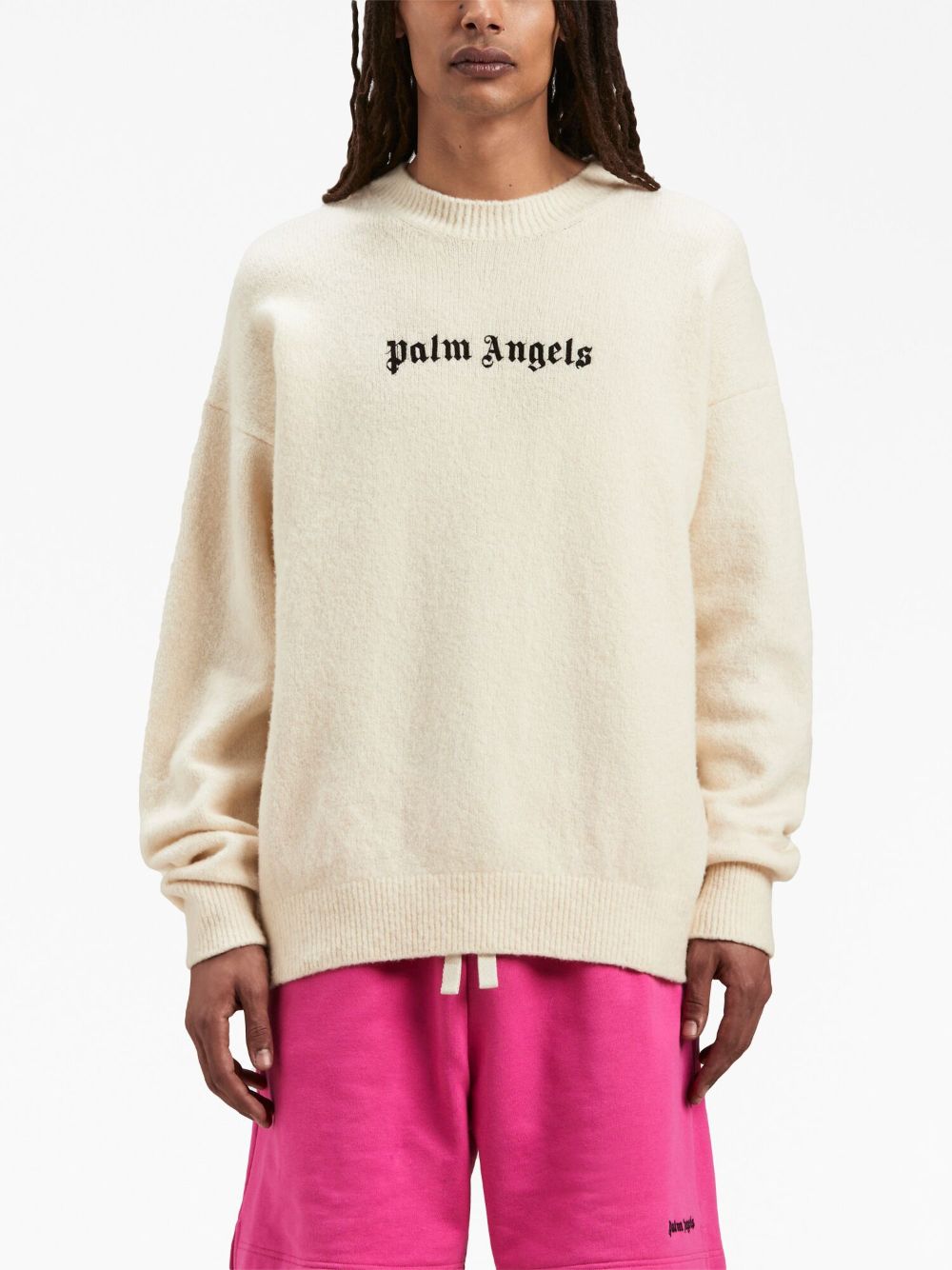 Palm Angels Palm Angels Sweaters White