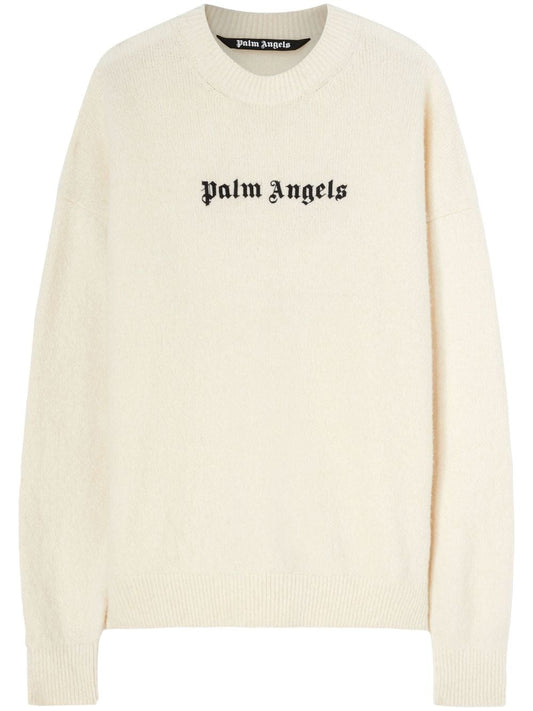 Palm Angels Palm Angels Sweaters White