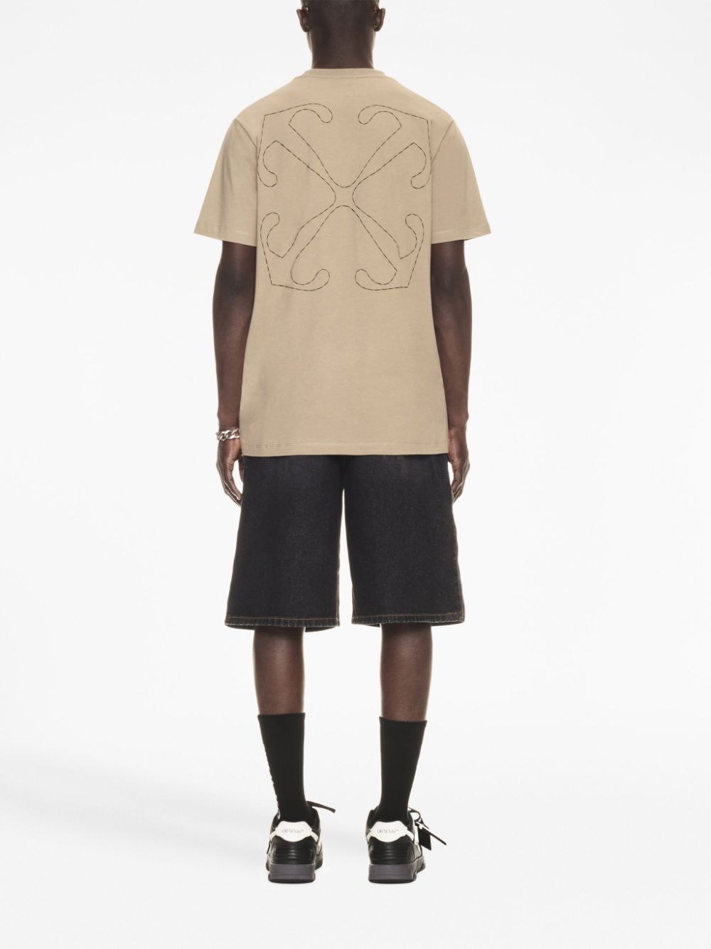 Off White Off White T-shirts and Polos Beige