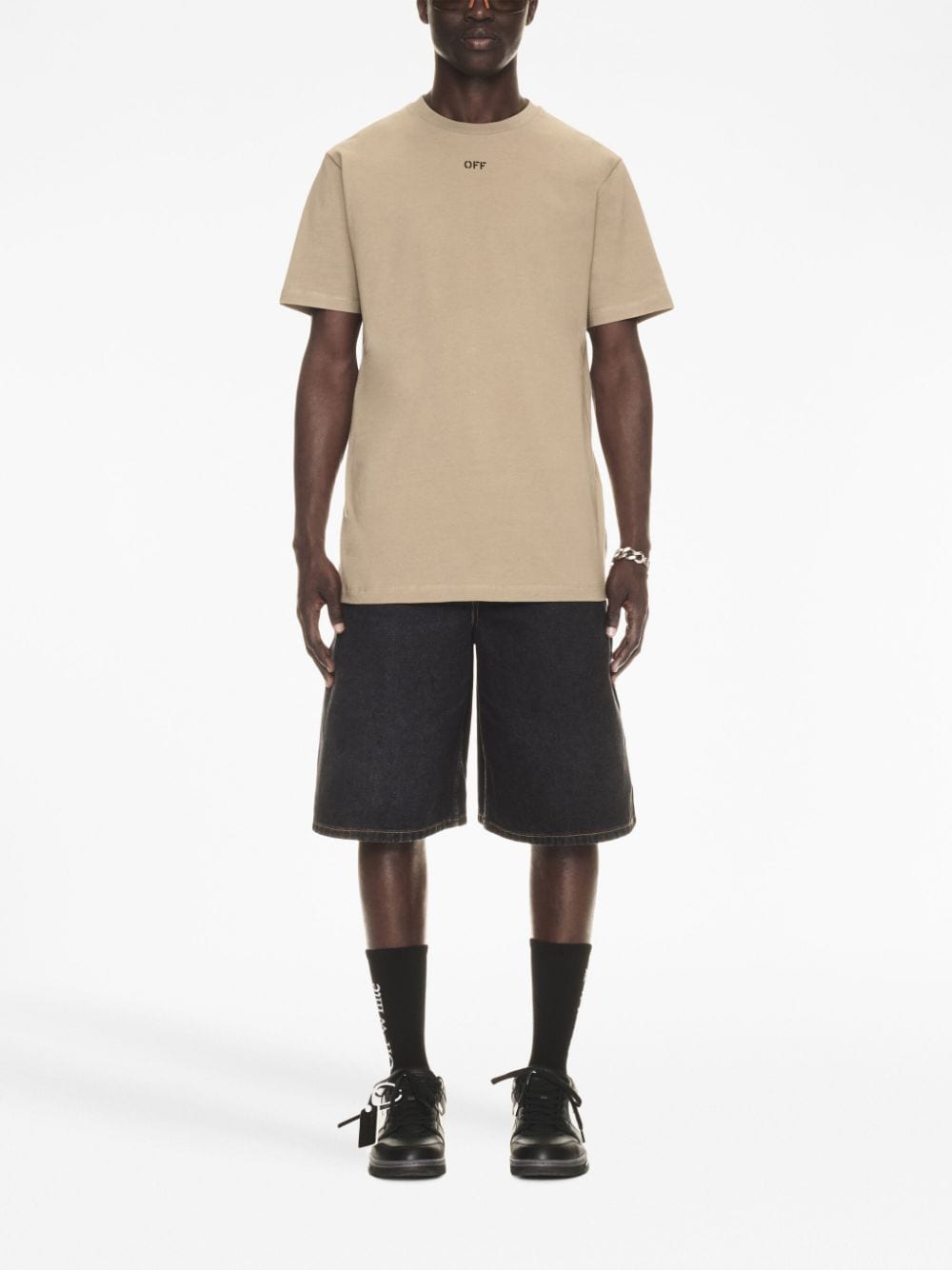 Off White Off White T-shirts and Polos Beige