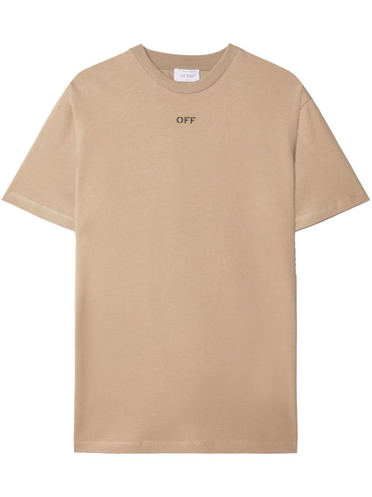 Off White Off White T-shirts and Polos Beige